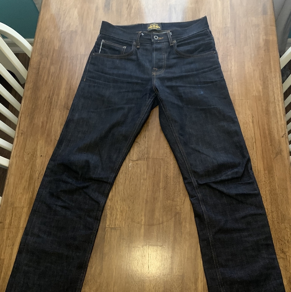 Brave Star selvage 30x36 true straight cone mills
